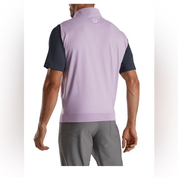 FOOTJOY PERF 1/2 ZIP VEST GATHER LAVENDER NEW with tags Size Large - Picture 2 of 16